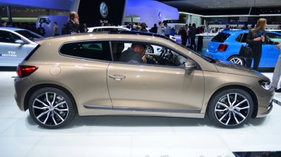 2014 VW Scirocco Facelift side at Geneva Motor Show