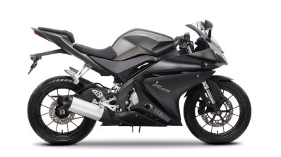 2014 Yamaha YZF-R125 Matte Grey press shot