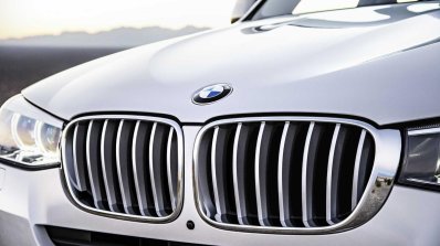 2015 BMW X3 facelift press shot grille