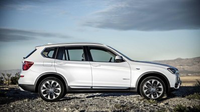2015 BMW X3 facelift press shot side