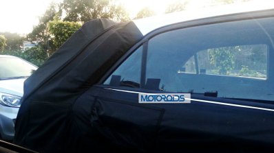 2015 Hyundai i20 Spy Images Chennai pillar