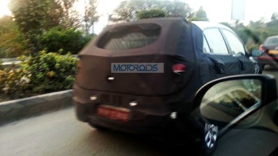 2015 Hyundai i20 Spy Images Chennai rear quarter