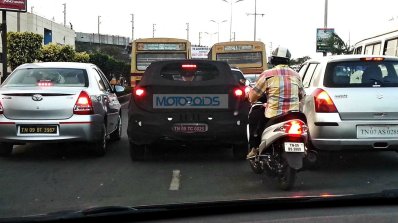 2015 Hyundai i20 Spy Images Chennai rear