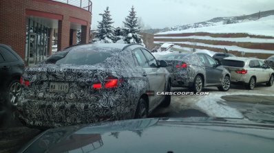 2016 BMW X6 spied USA rear quarter