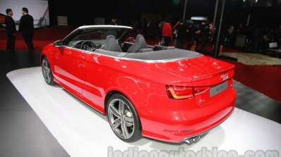 Audi A3 Cabriolet at Auto Expo 2014 rear three quarters