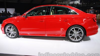 Audi A3 sedan profile at Auto Expo 2014