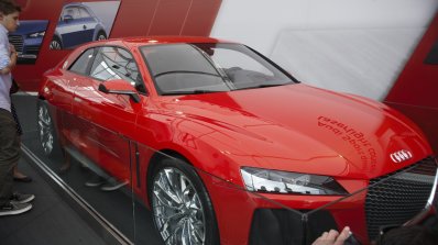 Audi Sport Quattro Concept front three quarters at the 2014 Goodwood Festival of Speed