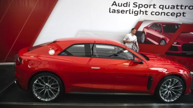 Audi Sport Quattro Concept side at the 2014 Goodwood Festival of Speed