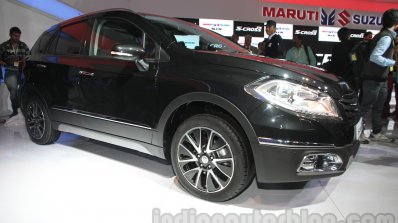 Auto Expo 2014 Maruti S Cross front left profile