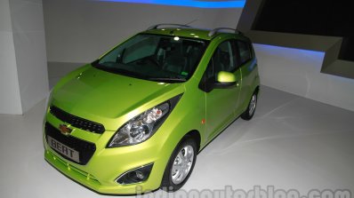Chevrolet Beat Facelift Front Profile at 2014 Auto Expo