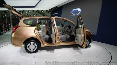 Datsun Go+ side at Auto Expo 2014