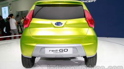 Datsun Redi-Go rear at Auto Expo 2014