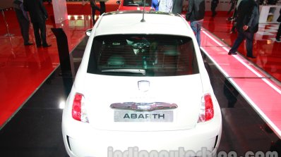 Fiat 500 Abarth rear at Auto Expo 2014
