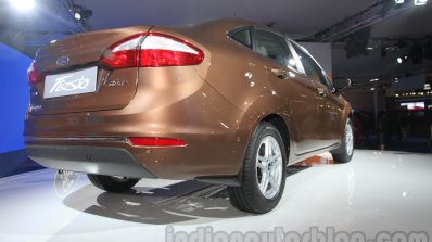 Ford Fiesta Facelift at Auto Expo 2014 rear quarter