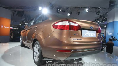 Ford Fiesta Facelift at Auto Expo 2014 rear quarters