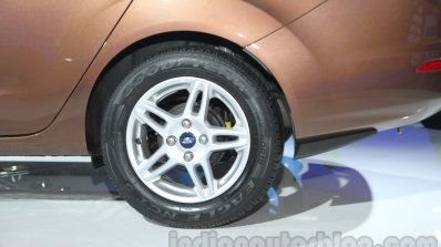Ford Fiesta Facelift at Auto Expo 2014 rear wheel