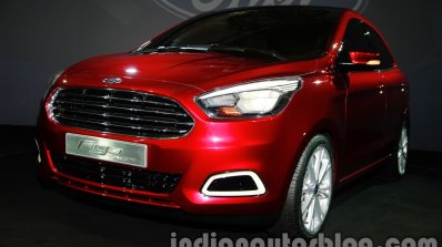 Ford Figo Concept Sedan Launch Images front three quarter