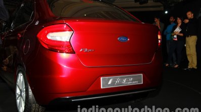 Ford Figo Concept Sedan Launch Images rear quarter