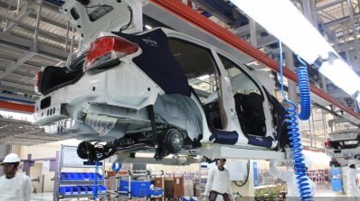 Honda Cars India Tapukara Plant Amaze body rear live