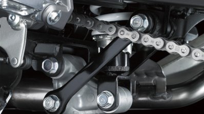 Kawasaki Ninja 250 RR Mono monoshock bottom detail press shot