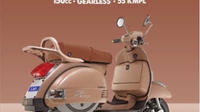 LML Star Euro 150cc press shot rear quarter