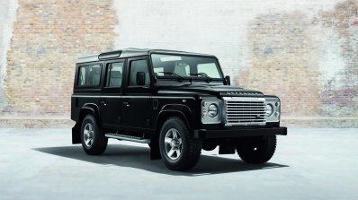 Land Rover Defender Silver Pack front quarter