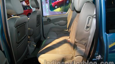 Mahindra Quanto autoSHIFT AMT rear seat space at Auto Expo 2014