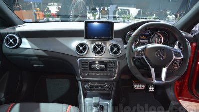 Mercedes CLA 45 AMG dashboard at Auto Expo 2014