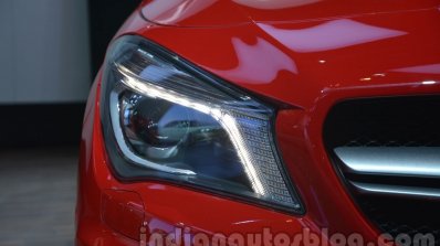 Mercedes GLA headlamp at Auto Expo 2014