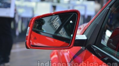 Mercedes GLA side mirror at Auto Expo 2014