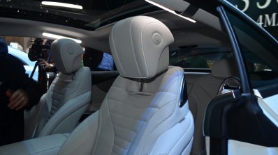 Mercedes S-Class Coupe front seats at Geneva Motor Show