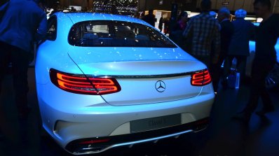 Mercedes S-Class Coupe rear at Geneva Motor Show