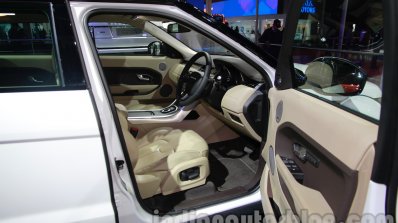 Range Rover Evoque 9-speed front seats at Auto Expo 2014