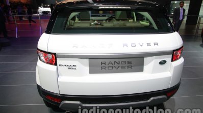 Range Rover Evoque 9-speed rear at Auto Expo 2014
