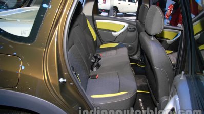 Renault Duster Adventure Edition rear seat at Auto Expo 2014