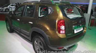 Renault Duster Adventure Edition rear three quarters left at Auto Expo 2014