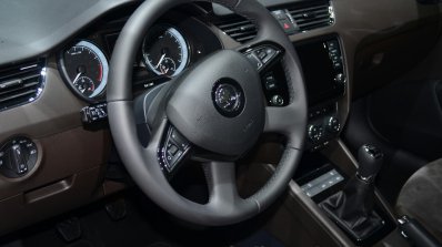 Skoda Octavia Laurin & Klement Edition steering wheel in Geneva