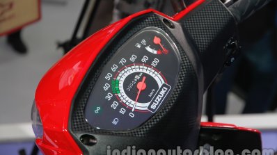 Suzuki Let's instrument cluster at Auto Expo 2014