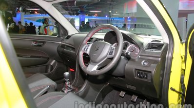 Suzuki Swift Sport dashboard driver side at Auto Expo 2014