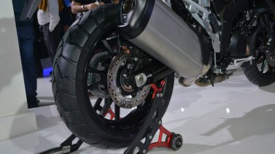 Suzuki V-Strom 1000 ABS rear wheel from Auto Expo 2014
