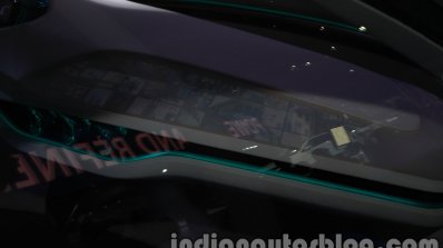 Tata Nexon running display on the dashboard
