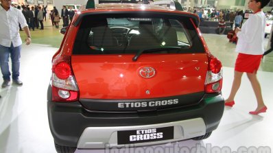 Toyota Etios Cross rear at Auto Expo 2014