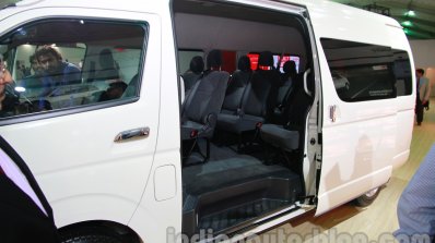 Toyota Hiace Auto Expo 2014 sliding door