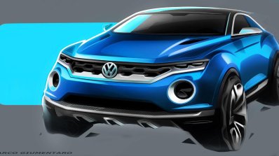 VW T-ROC Concept sketch front quarter