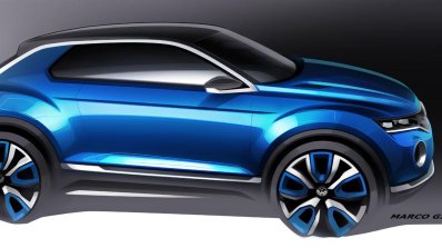 VW T-ROC Concept sketch side