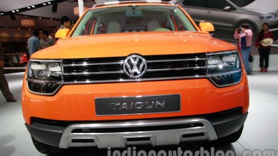 VW Taigun front fascia at Auto Expo 2014