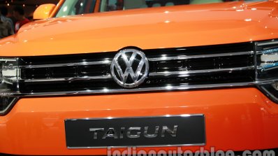 VW Taigun grille at Auto Expo 2014