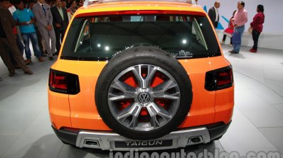 VW Taigun rear at Auto Expo 2014