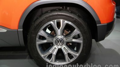VW Taigun wheel at Auto Expo 2014