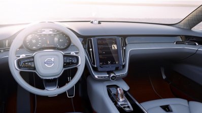 Volvo Concept Estate leaked dashboard